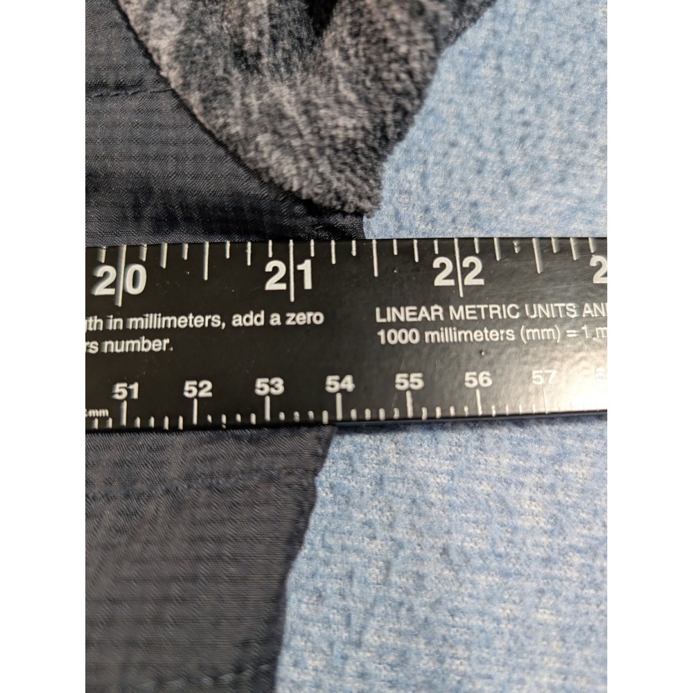 Free Country Mens Hybrid Fleece Jacket Gray Quilted Full Zip 268-M93337S Small - Picture 8 of 9